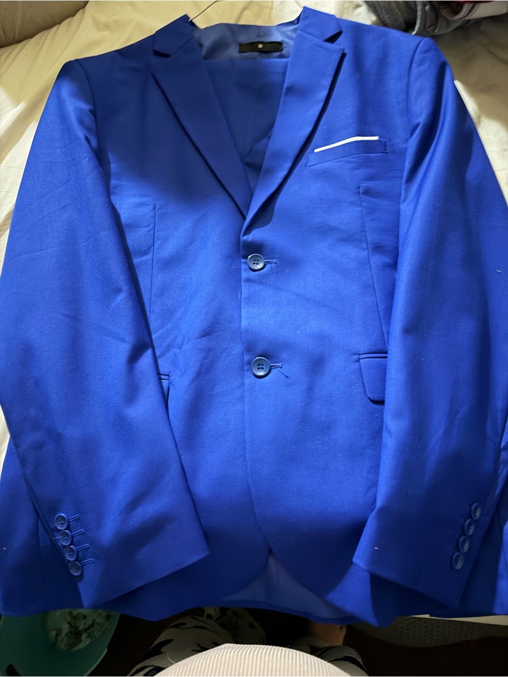 Bold Royal Blue Men's Suit